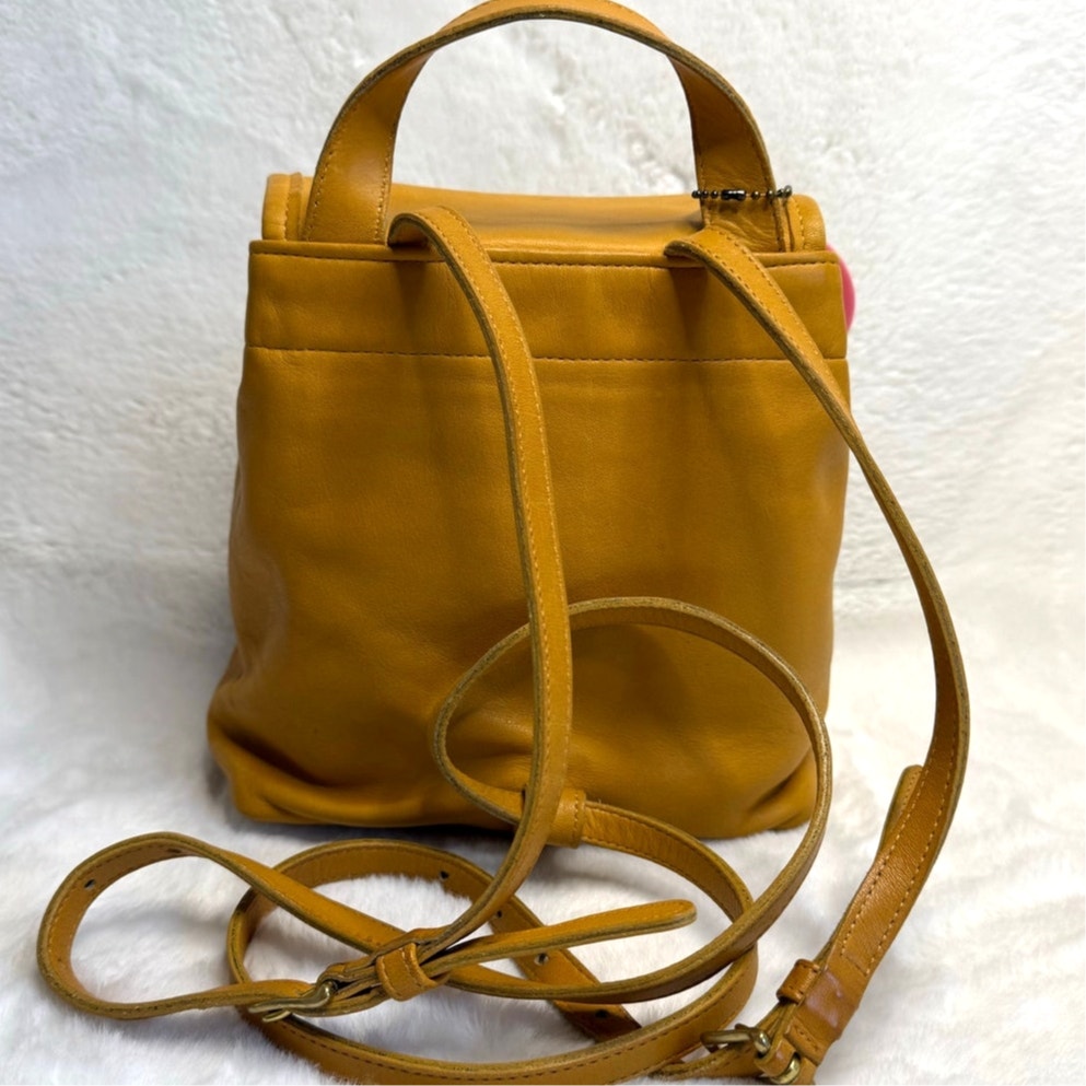 Vintage Coach 4152 Leather United States Backpack Crossbody Bag