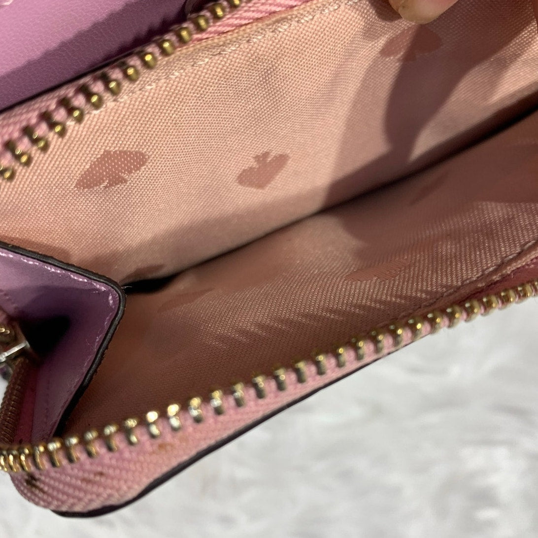 Kate Spade Pink Bifold Glitter Wallet