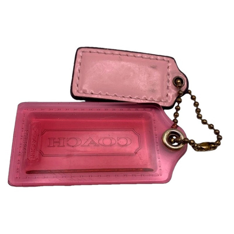 Y2k COACH Poppy Pink Replacement Hangtag Bag