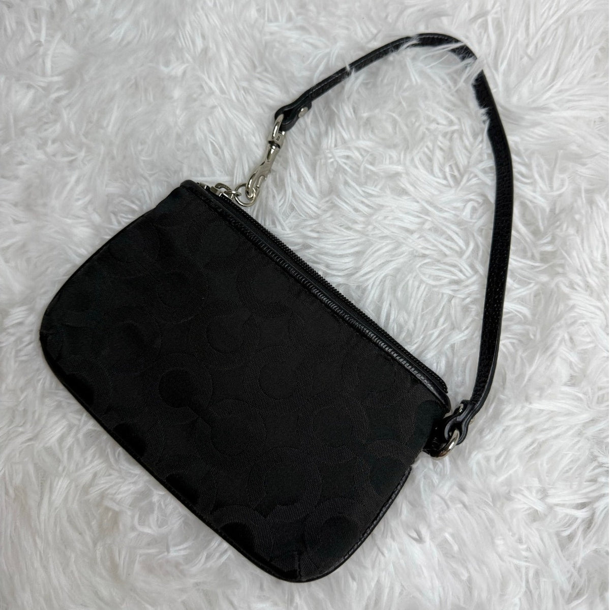 Coach Black Wristlet