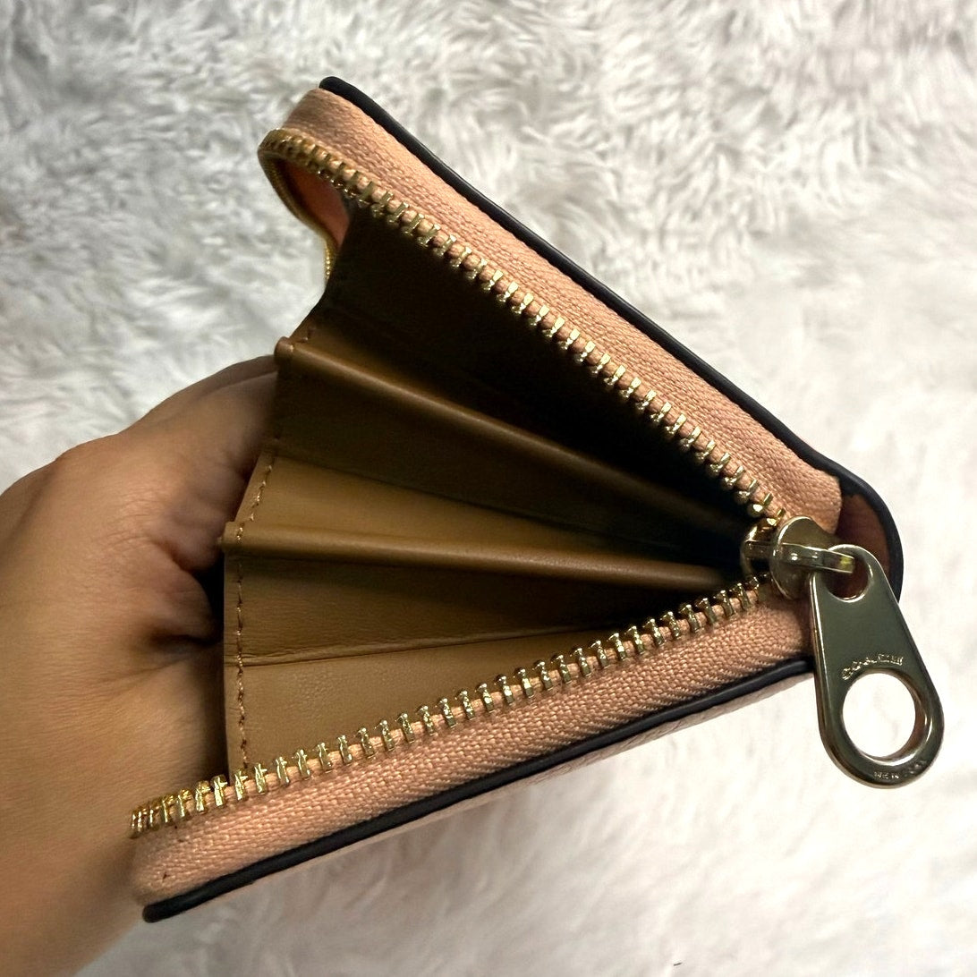 COACH Clbk Emb Horse Carriage Long Zip Around Wallet