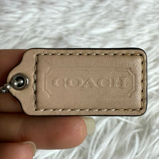 1.5" COACH  Fob Bag Charm Hang tag Hangtag
