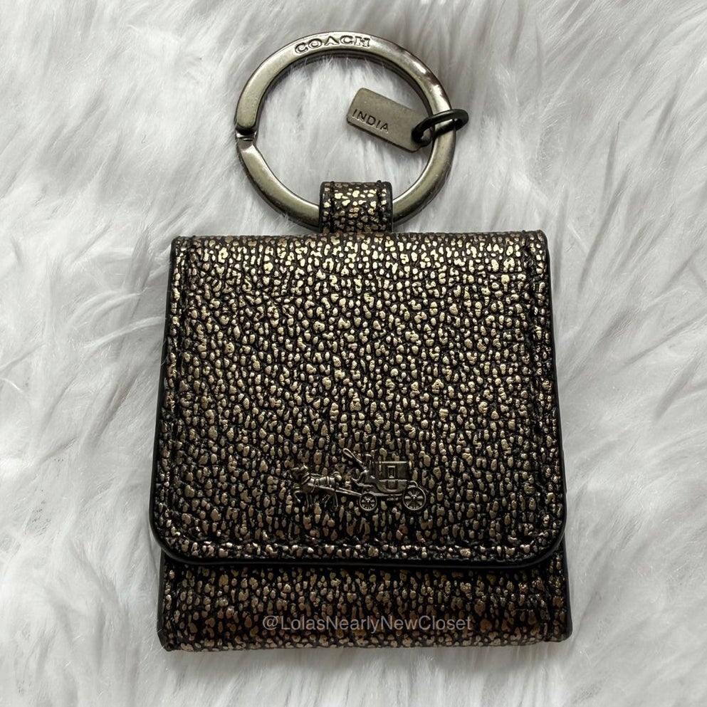 COACH Mini Photo Frama Bag Charm Key Fob