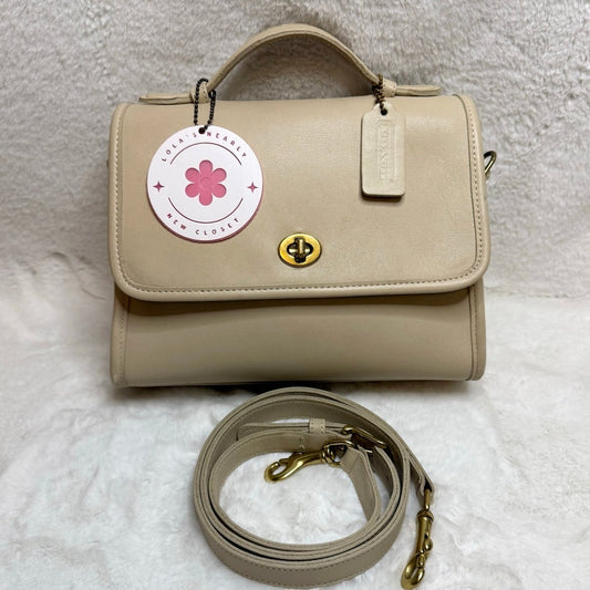 Vintage Coach Court 9870 Satchel Top Handle Crossbody Bag