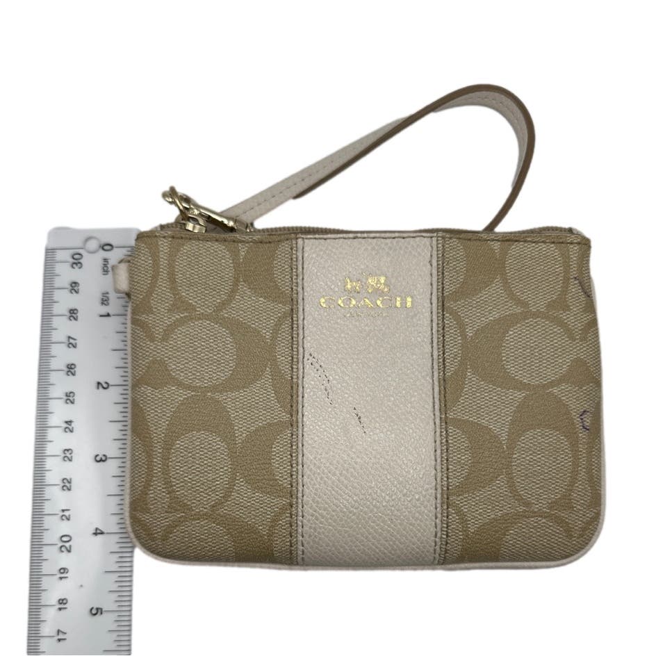 COACH Coated Canvas Signature Wristlet