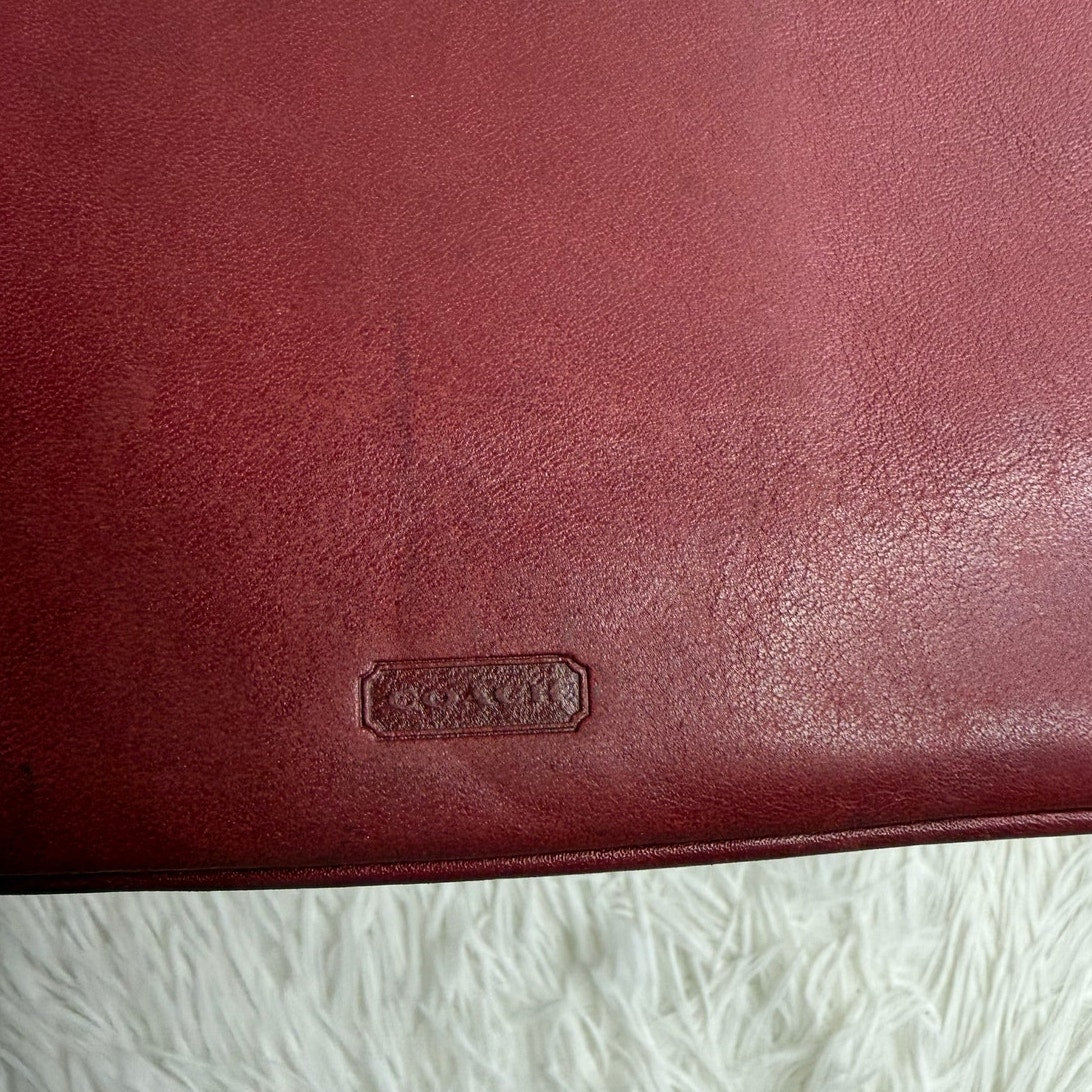 Vintage COACH y2k  Red Demi Legacy Mini Duffle bag