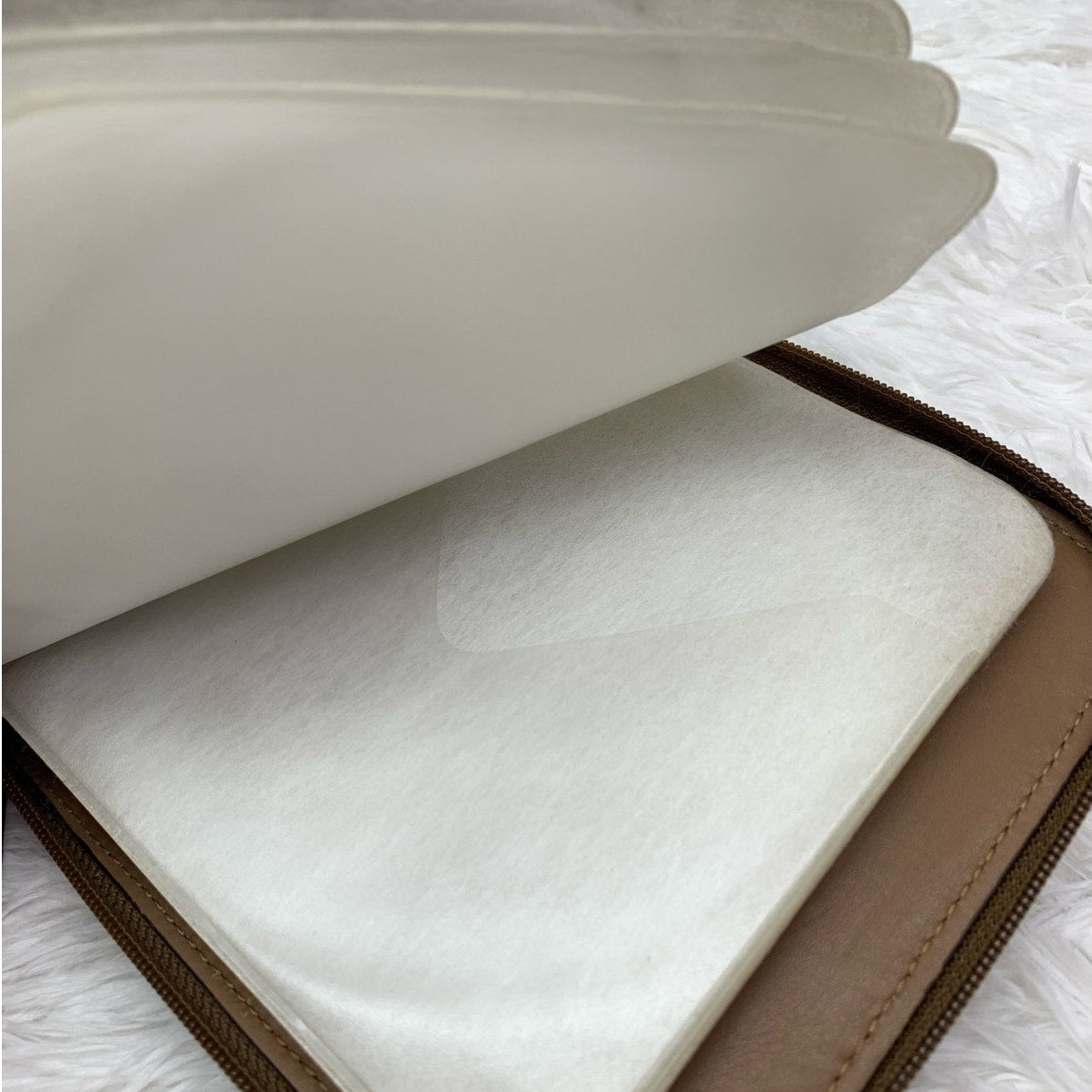 Vintage COACH Brown Signature Canvas CD Case