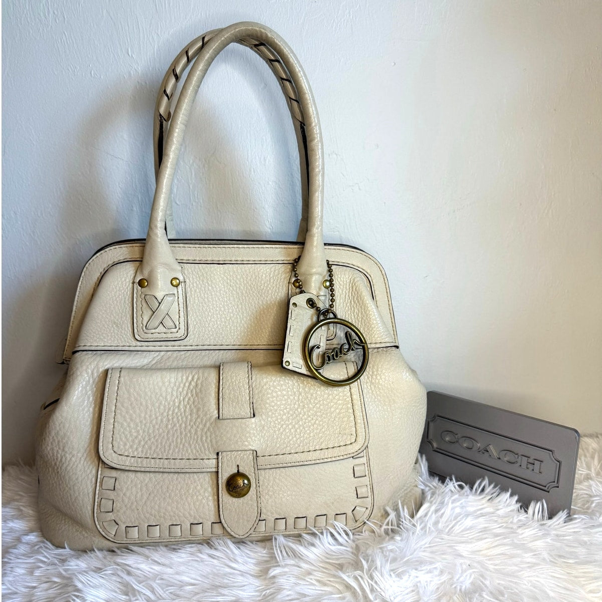 y2k Coach 65th Bleeker Legacy Thompson Bag Satchel Shoulder Bag RARE 11373