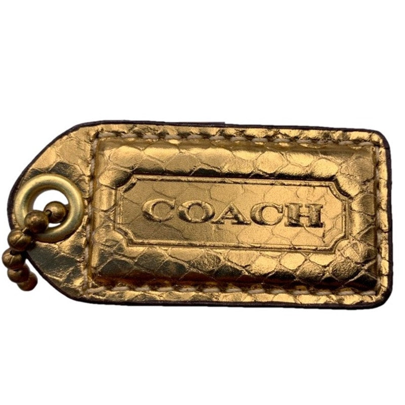 COACH Gold Tan Replacement Hangtag Bag