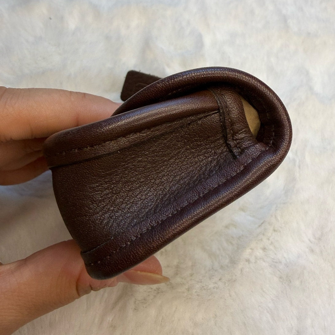Vintage Coach City Key Fob Style 7105 Mahogany RARE Mini Pouch