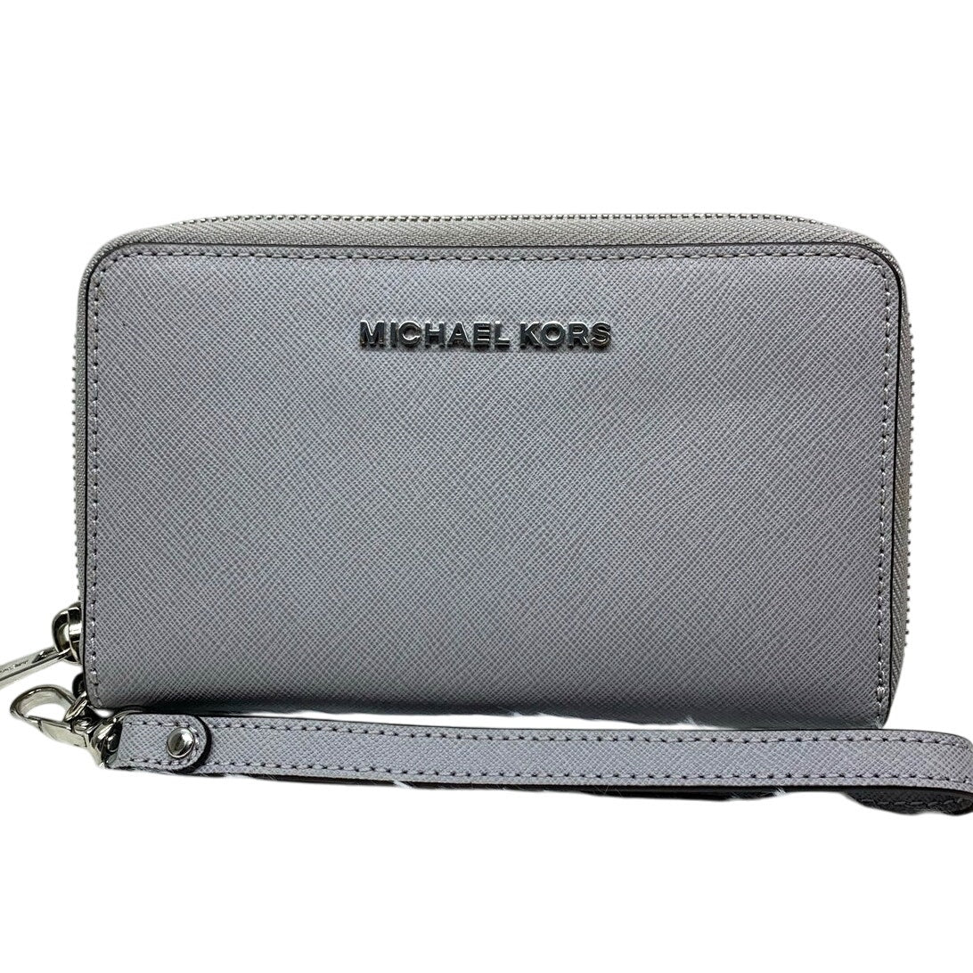 Michael Kors Gray Medium Zip Around Wallet