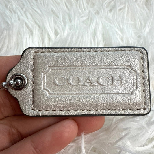 2" COACH Fob Bag Charm Hang tag Hangtag