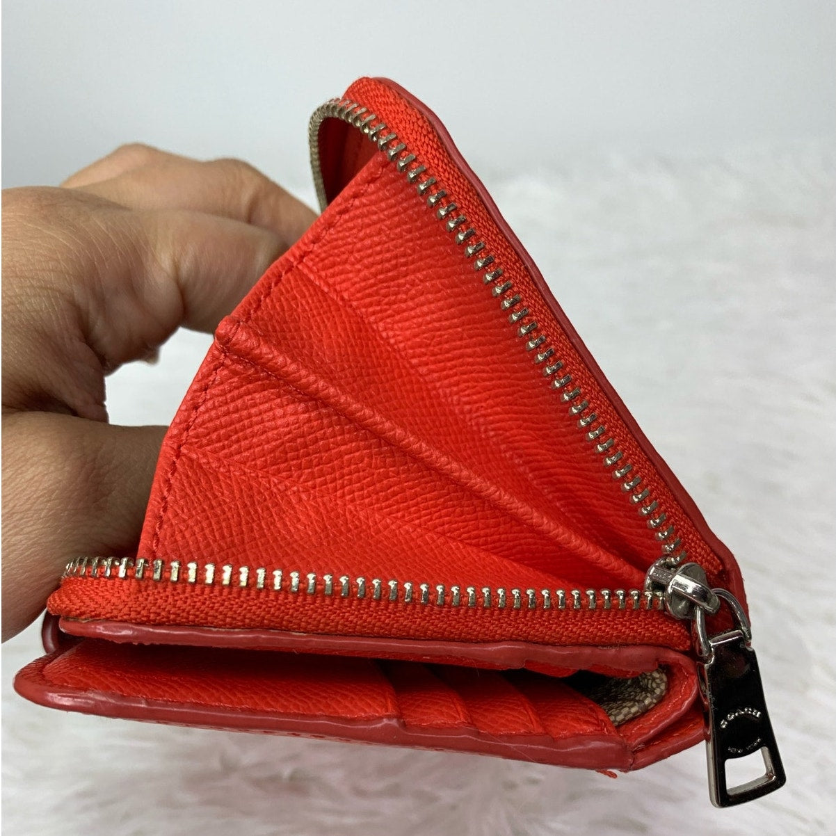 COACH Bright Red Medium Wallet