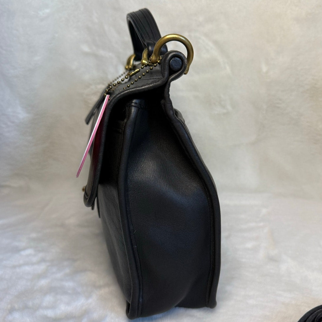 Vintaged Coach Willis 9927 Navy Top Handle Crossbody Shoulder Bag