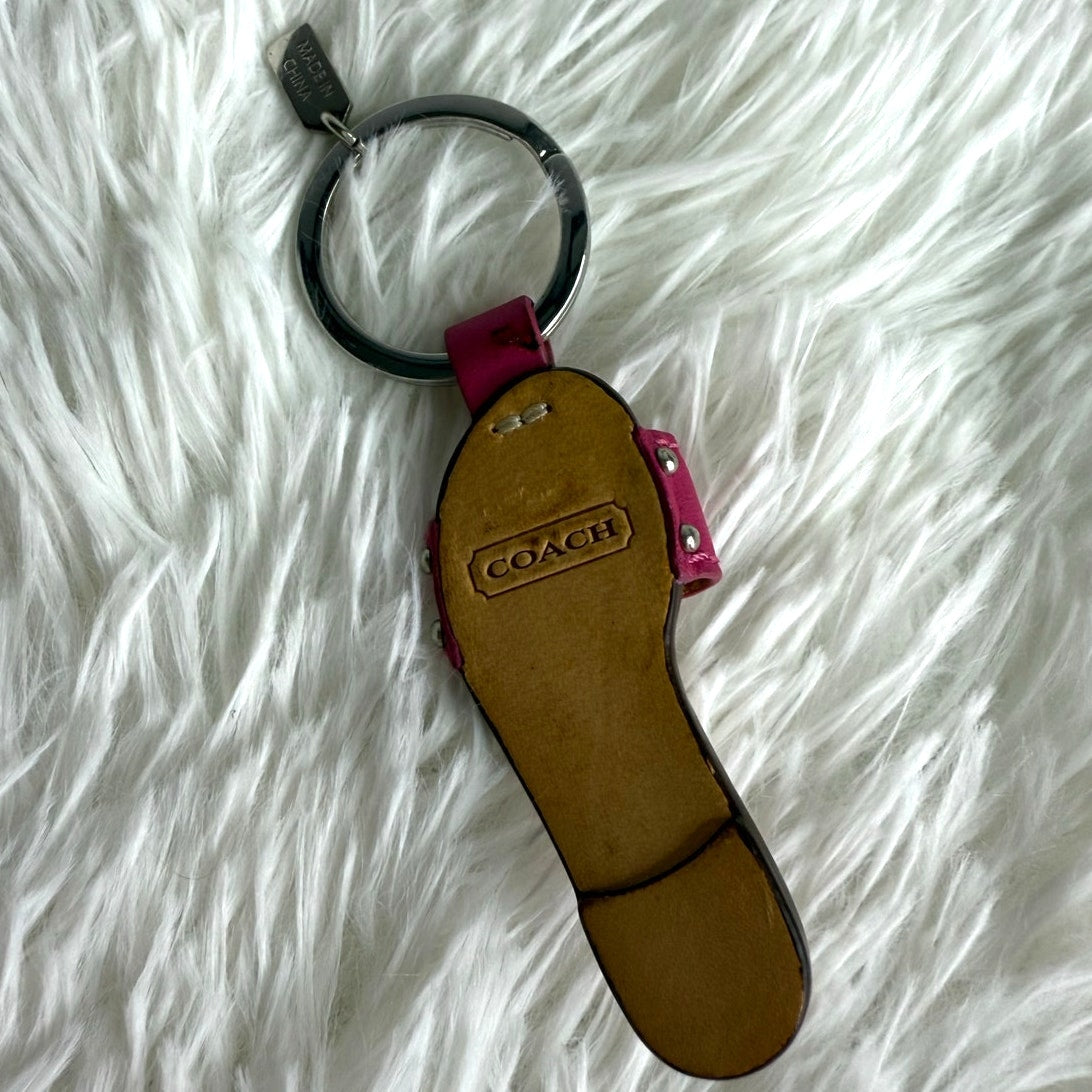y2k COACH Sandal Bag Charm Key Chain