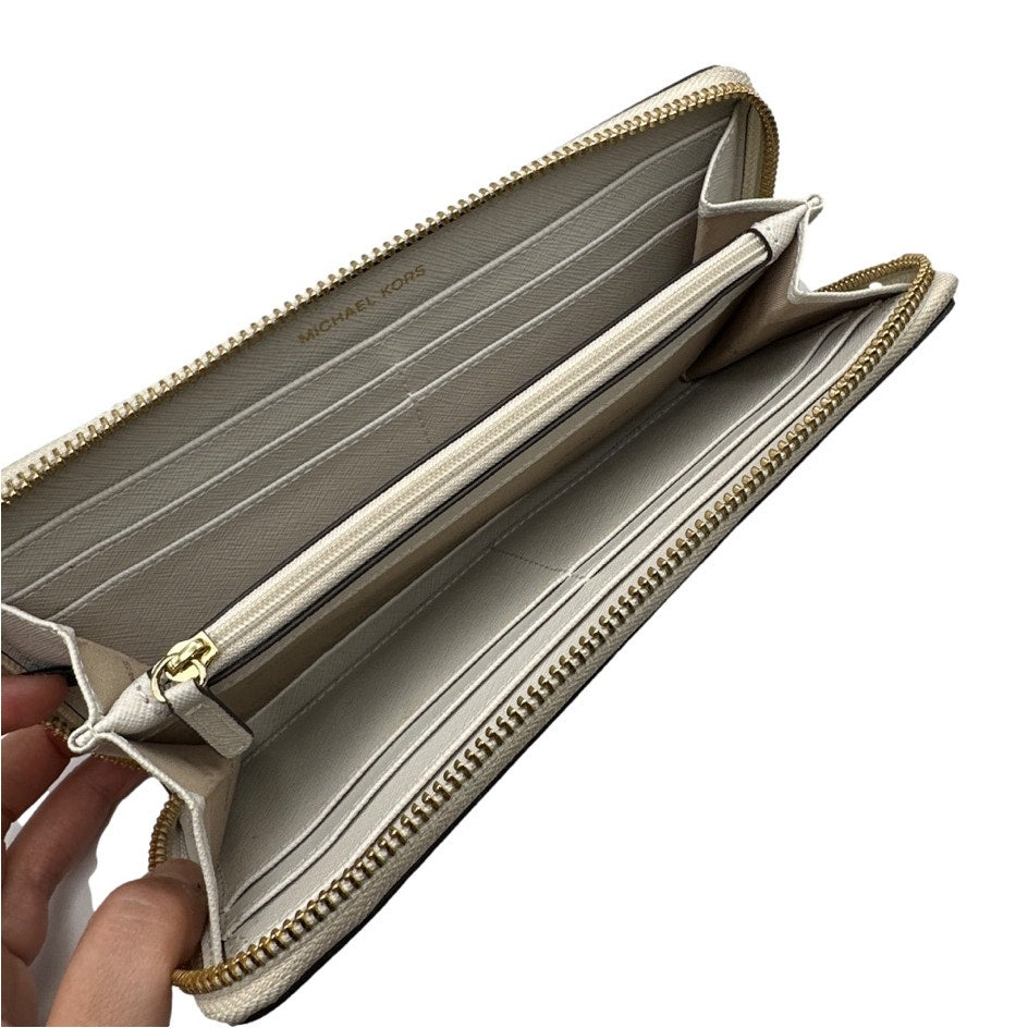 MICHAEL KORS Signature Jet Set Zip Around Wallet