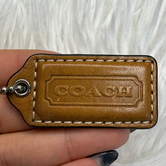 1.5" COACH Fob Bag Charm Hang tag Hangtag