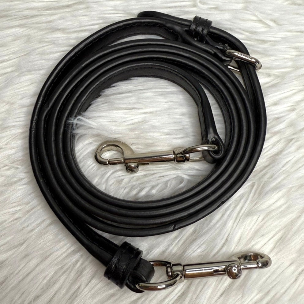 COACH Black Silver Replacement Strap