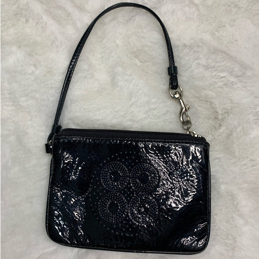 COACH Black Wristlet