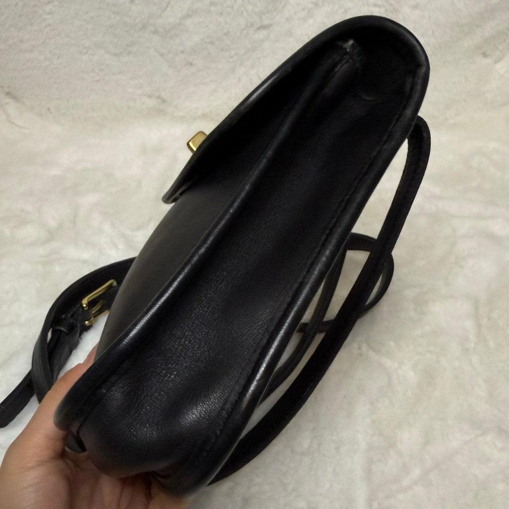 Vintage Coach Project Bag Small SidePack 9978 Black Crossbody