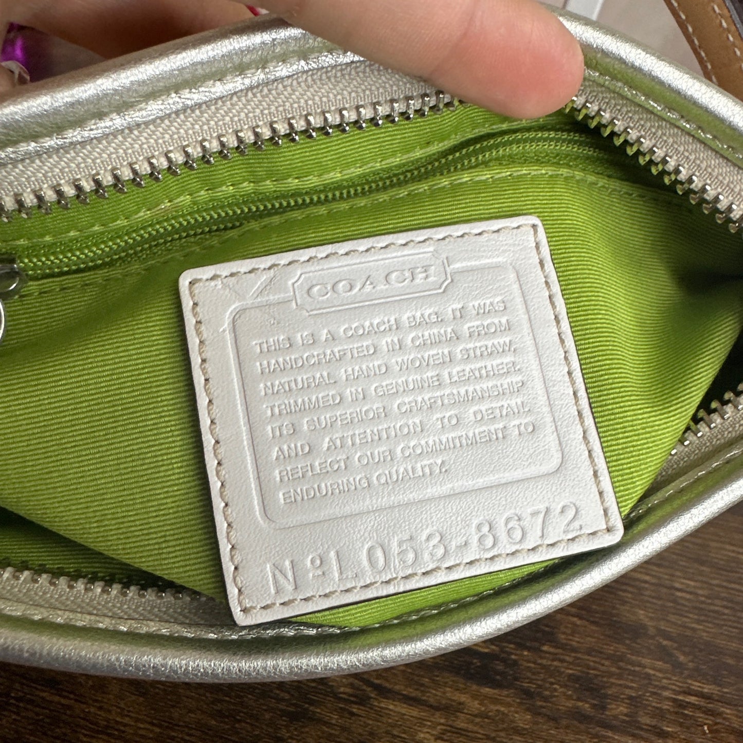 y2k COACH Vintage Bumble Bee Floral Mini Bag Demi