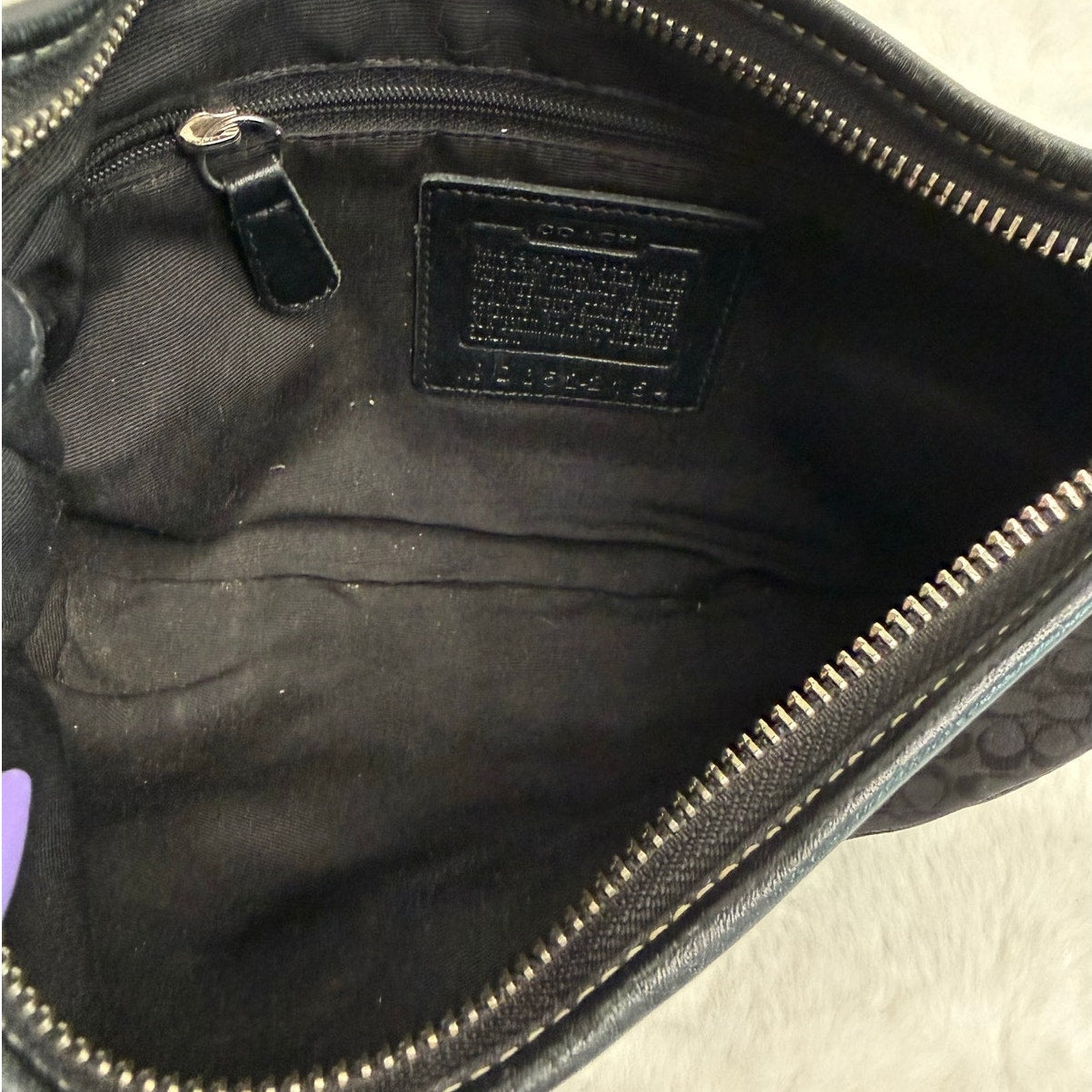 y2k Coach Vintage Soho Black Hobo Shoulder Bag