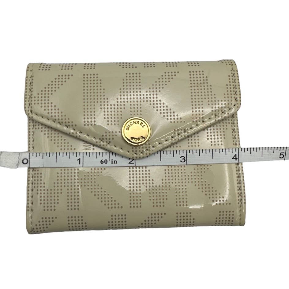 MICHAEL KORS Cream Signature Cardholder