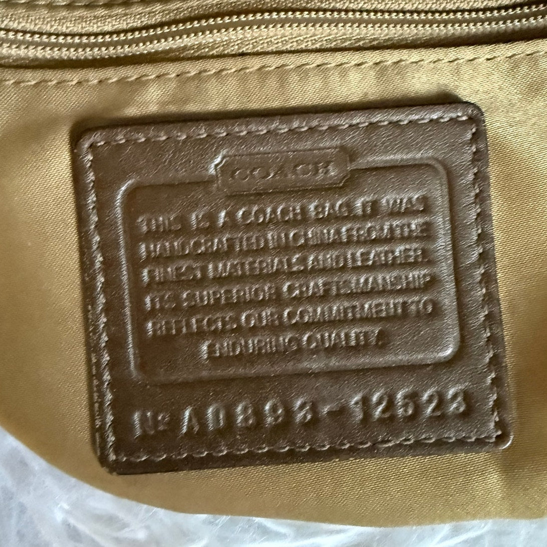 Y2K Coach 12523 Carly Signature Patchwork Hobo Bag Shoulder Bag