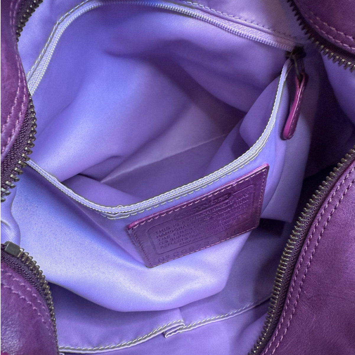y2k COACH Patent Leather Hobo Shoulder bag Crossbody