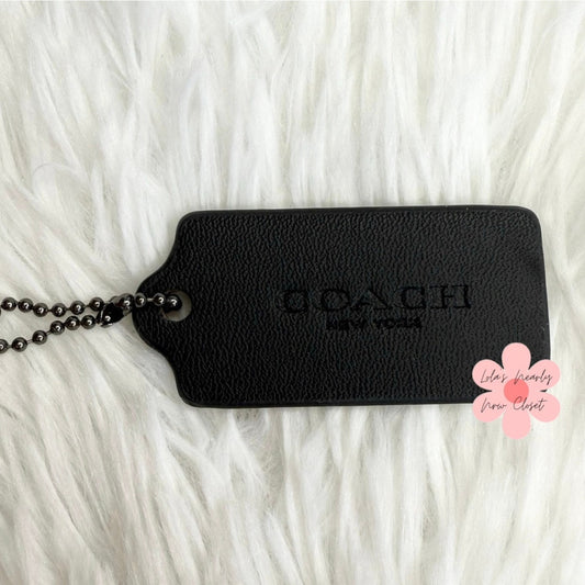 2"  COACH Fob Bag Charm Hang tag Hangtag