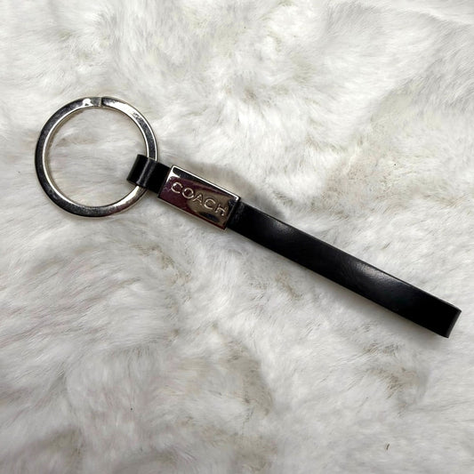 Vintage COACH Black Key Ring Bag Charm