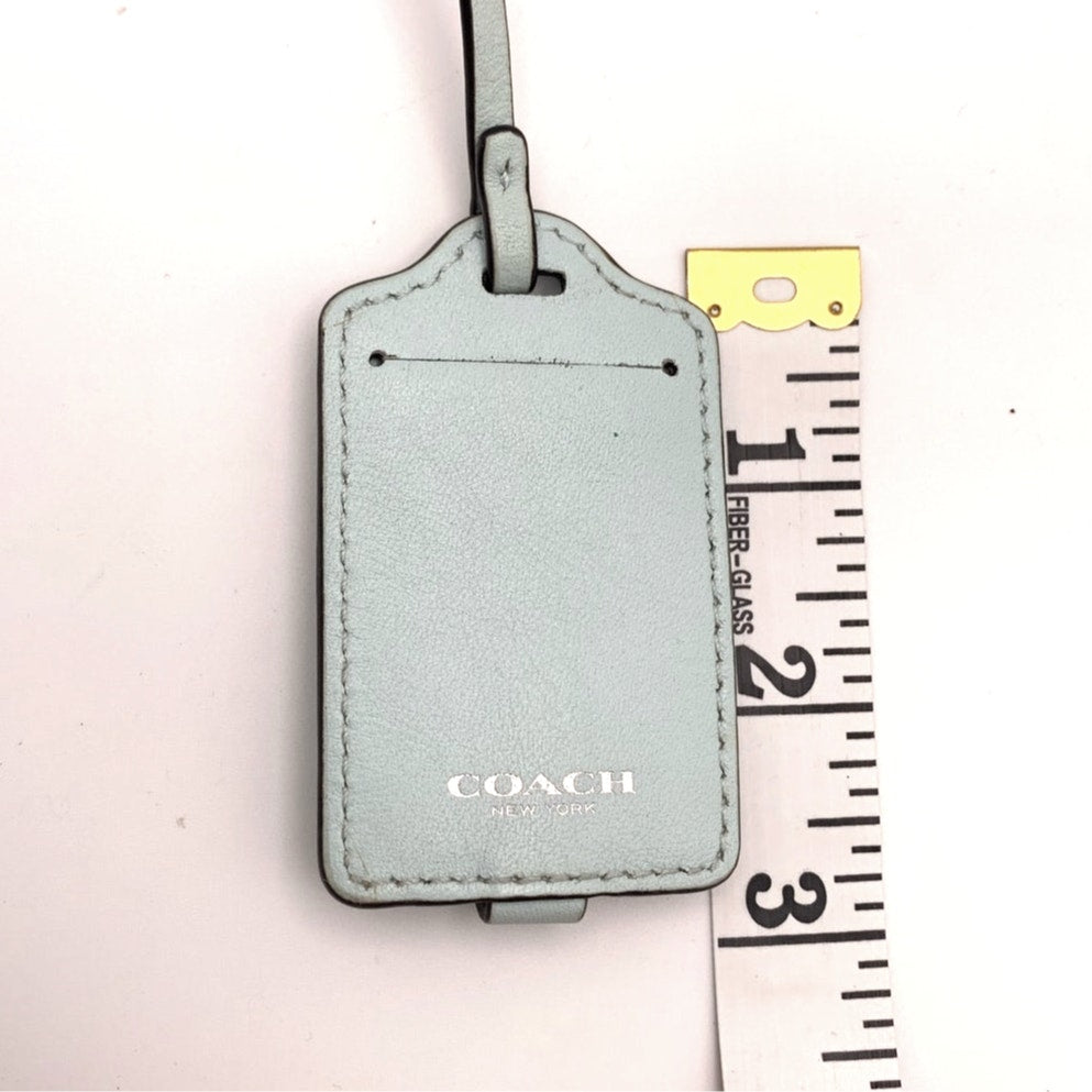 Coach Luggage Tag Bag Picture Hangtag