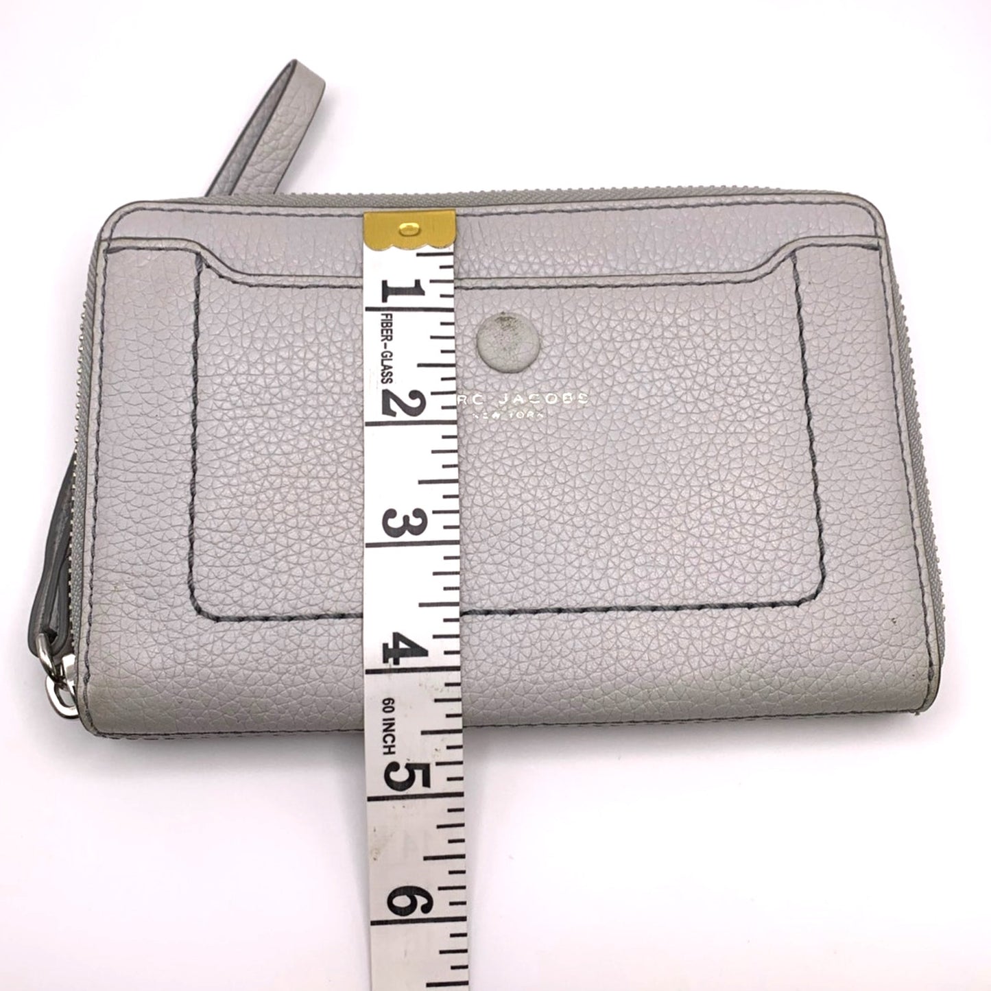 MARC JACOBS Gray Wallet with Phone Slot