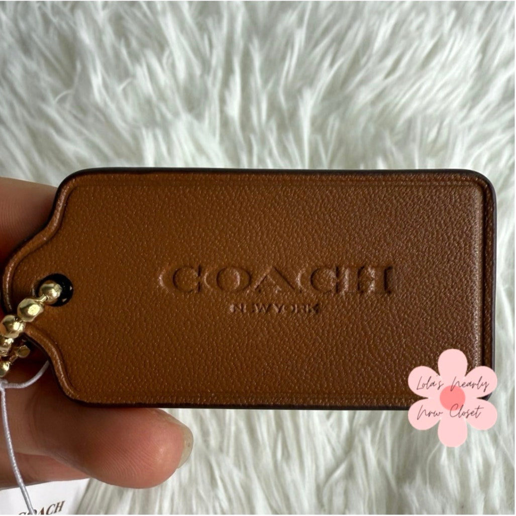 NWT COACH Star Fob Bag Charm Hang tag Hangtag