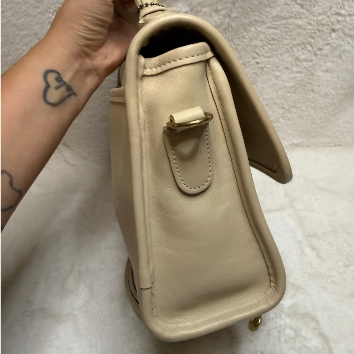 Vintage Coach Court 9870 Satchel Top Handle Crossbody Bag