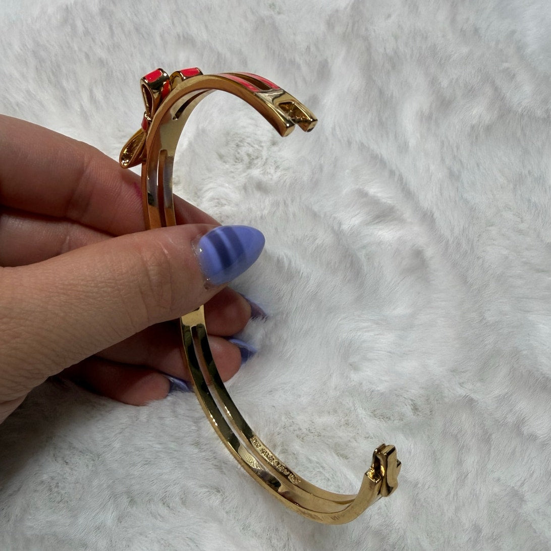 Kate Spade New York Enamel Bow Bangle Bracelet