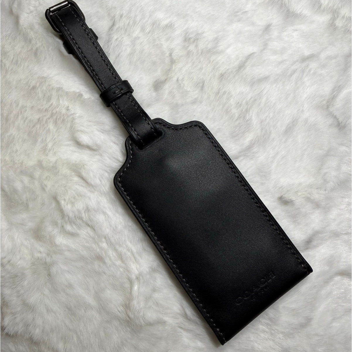 NWT COACH Luggage Tag With Penguin Print