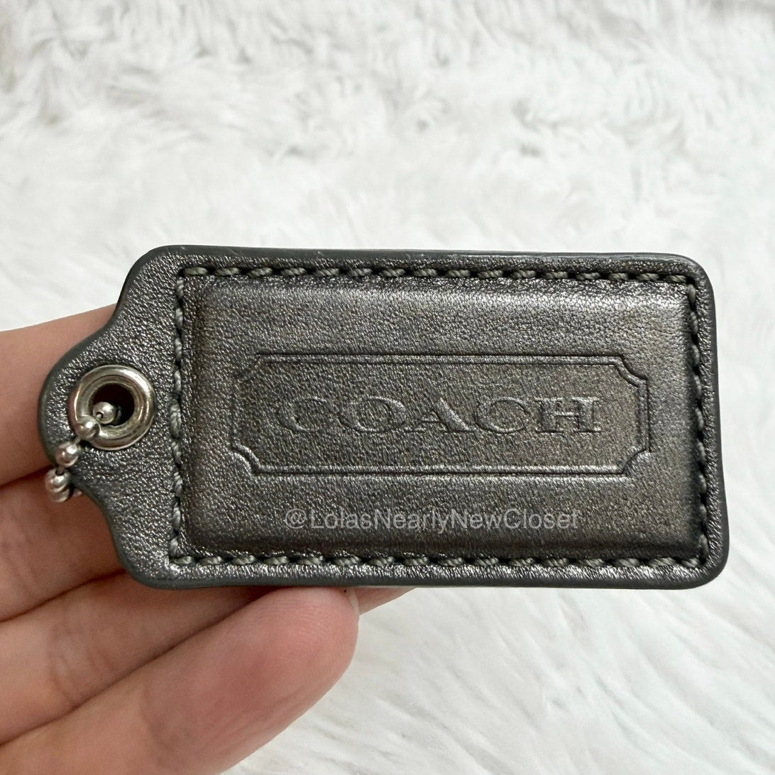 2" COACH Hampton Archive 10th Anniversary Fob Bag Charm Hang tag Hangtag