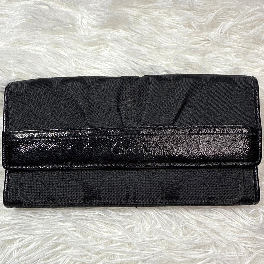 COACH Ashley Signature Canvas Jacquard  Wallet