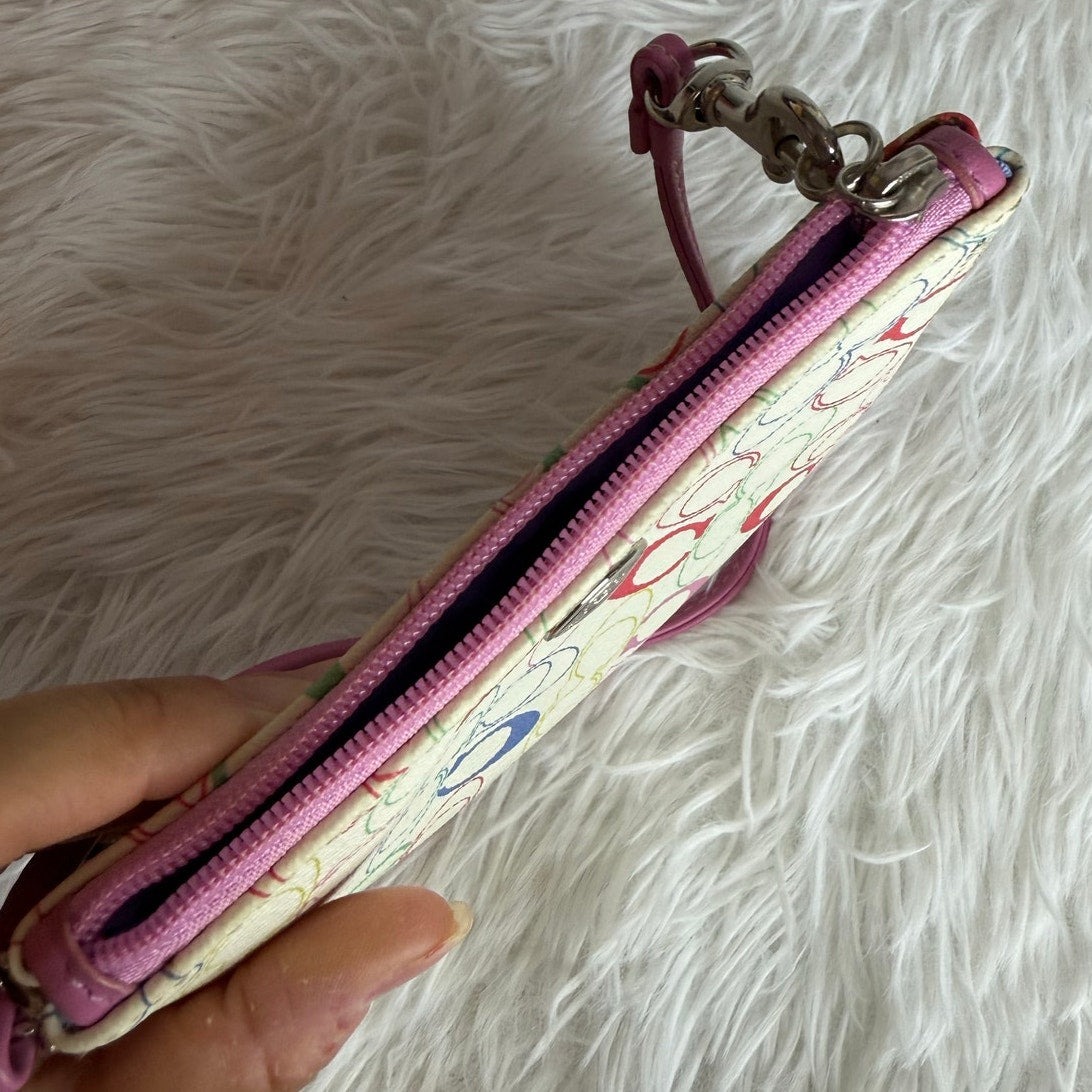 COACH Pink Wristlet