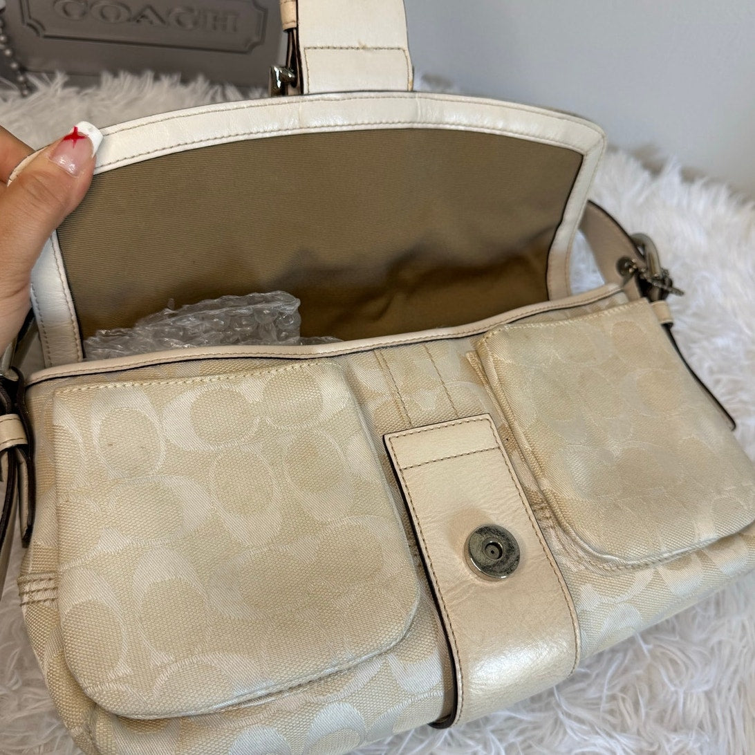 y2k COACH Vintage 6314 Soho Flap Buckle Shoulder Bag