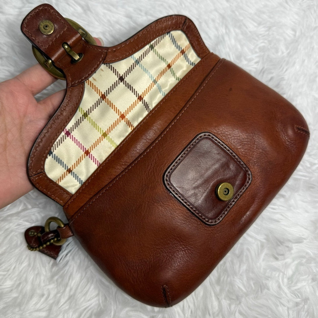 y2k Coach Bleecker Legacy Flap Wristlet