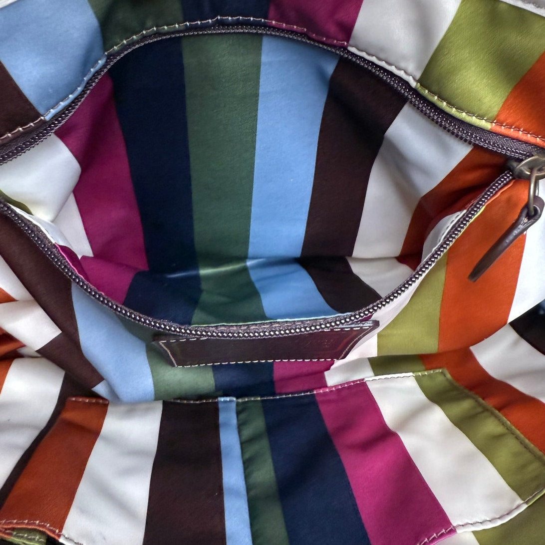 y2k COACH Legacy 2007 Leigh Turnlock Shoulder Bag