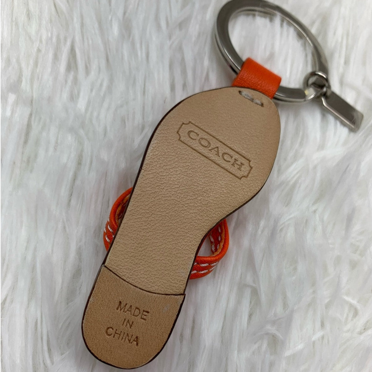 y2k COACH Vintage Sandal Bag Charm Key Chain