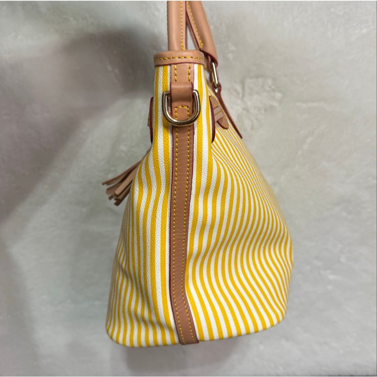 DOONEY & BOURKE East/West Tassel Shopper Tote Top Handle Shoulder bag