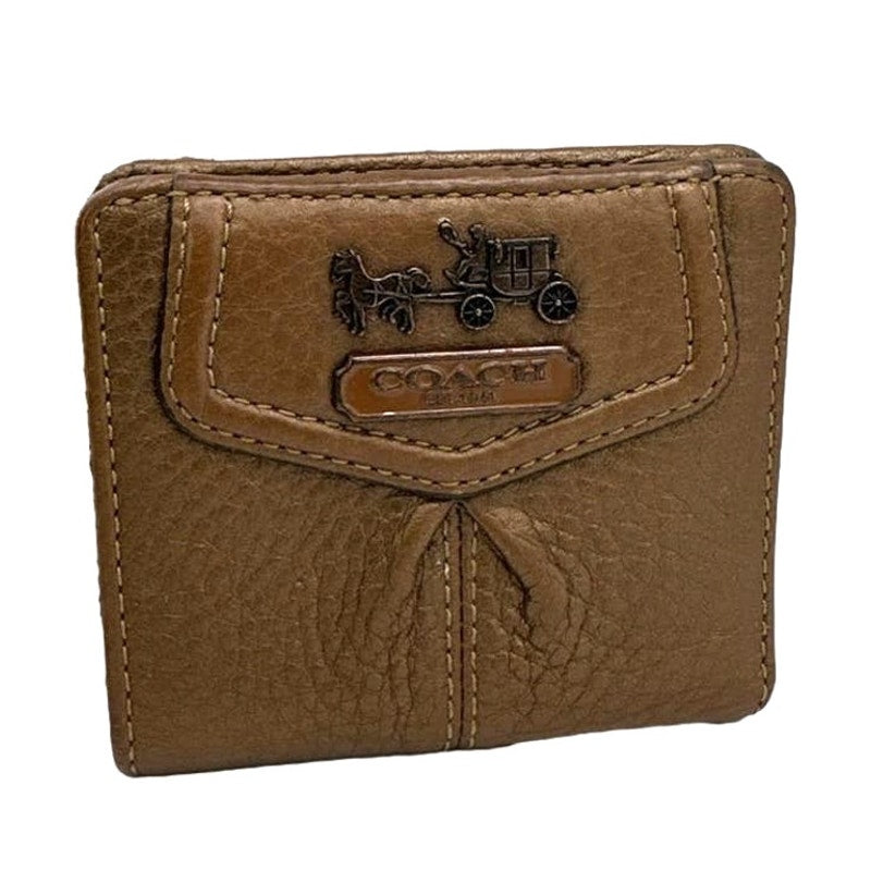 y2k COACH Vintage Carriage Bronze Wallet