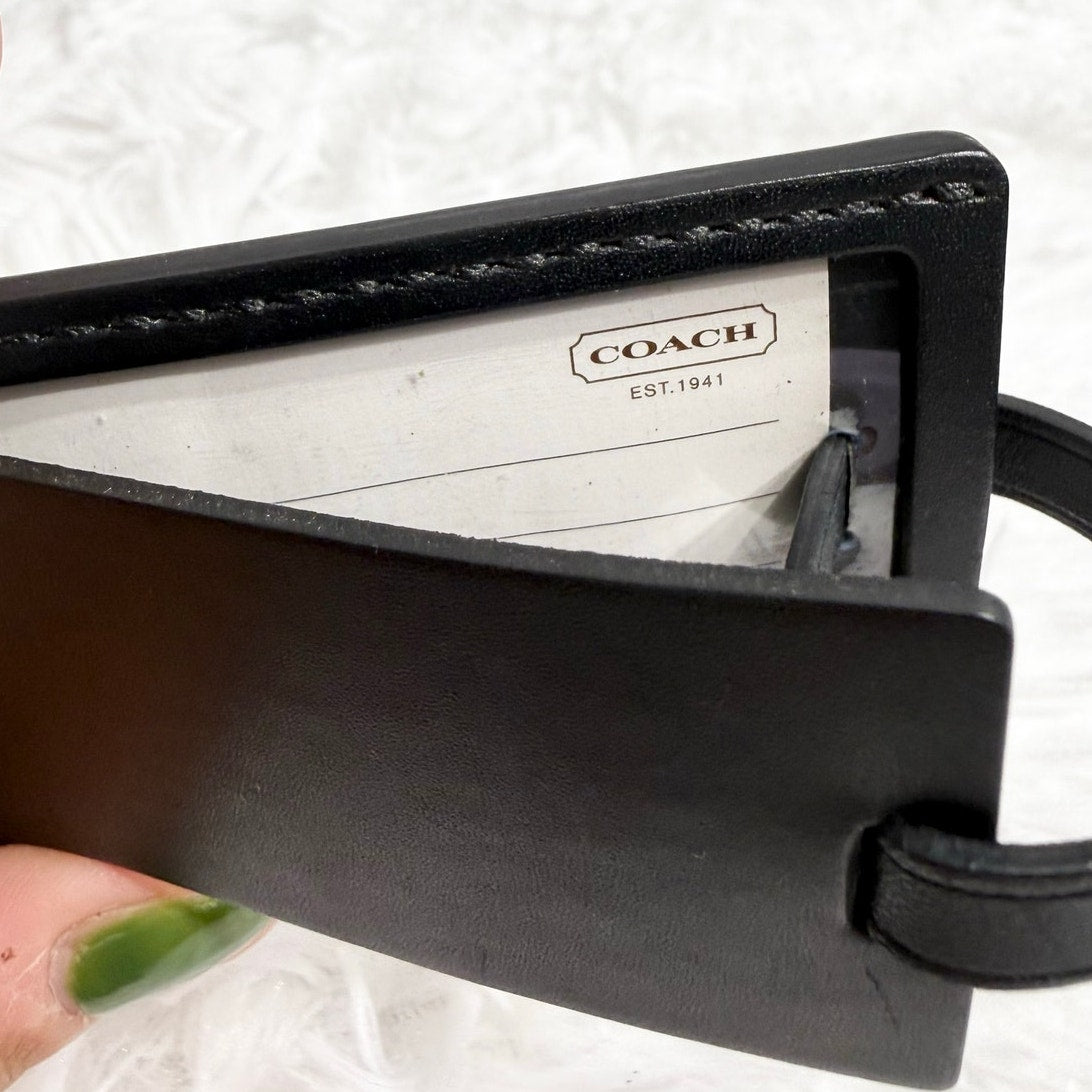 Coach Luggage Black Tag Bag Picture