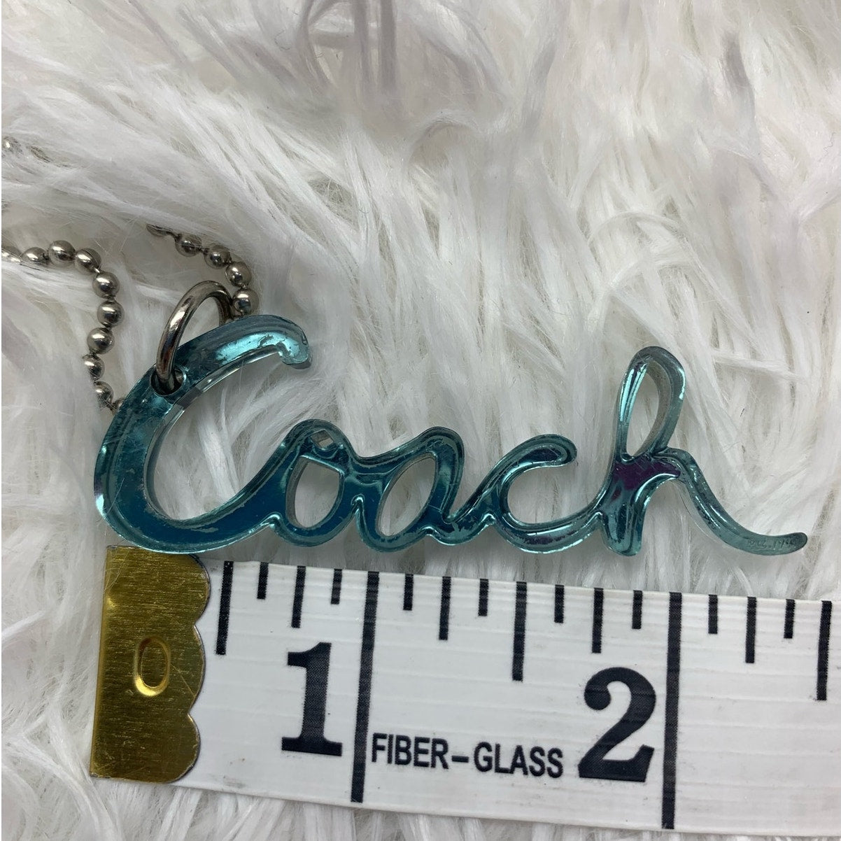 COACH Poppy Script Replacement Hang Tag Bag