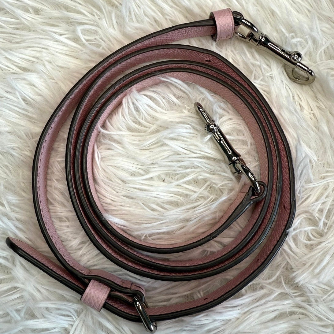 COACH Pink Silver Replacement Strap