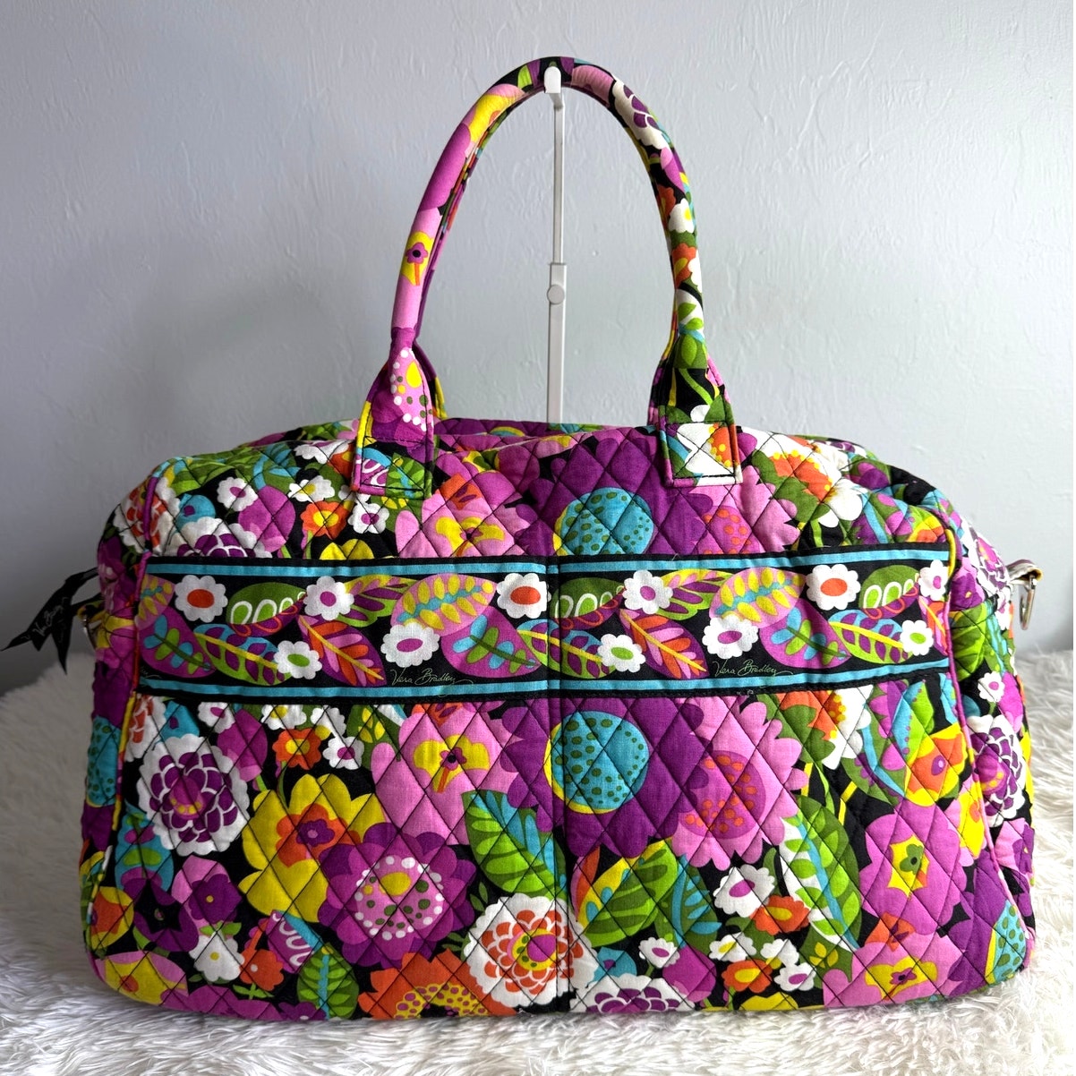 Vera Bradley Large Weekend Va Va Bloom Tote Shoulder Bag